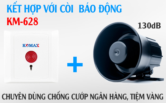 Nút nhấn khẩn có dây KM-R80-6