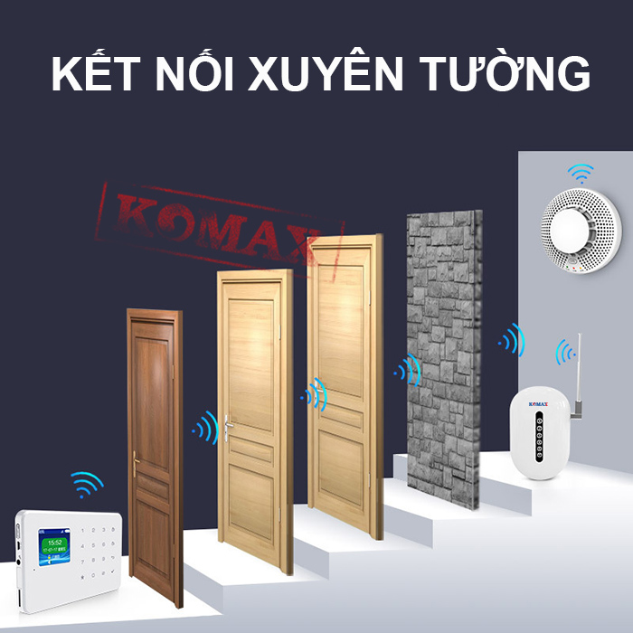 Bộ lặp sóng không dây 433 Mhz KM-Z09 5