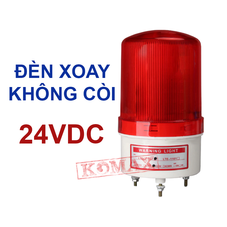 Đèn xoay không còi hú LTE-1101 có nhiều loại, chủ yếu là màu đỏ và dùng làm cảnh báo