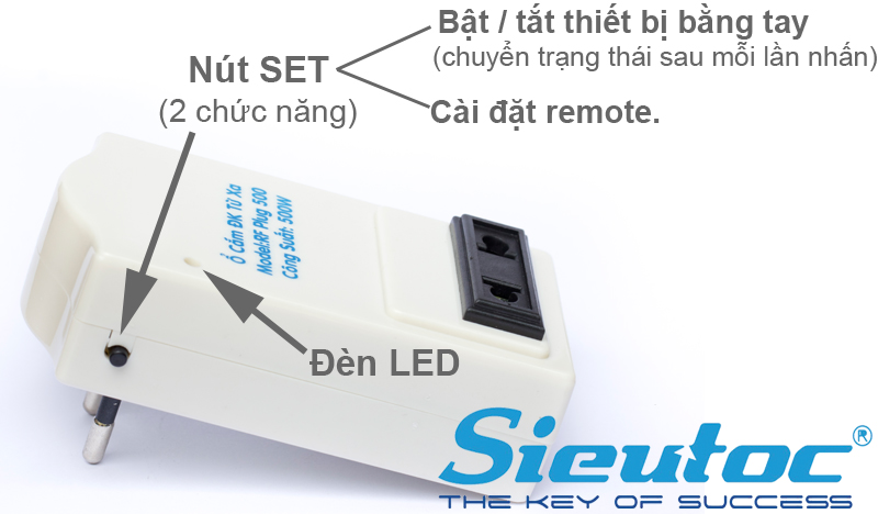 C&aacute;ch c&agrave;i đặt remote nhận ổ cắm