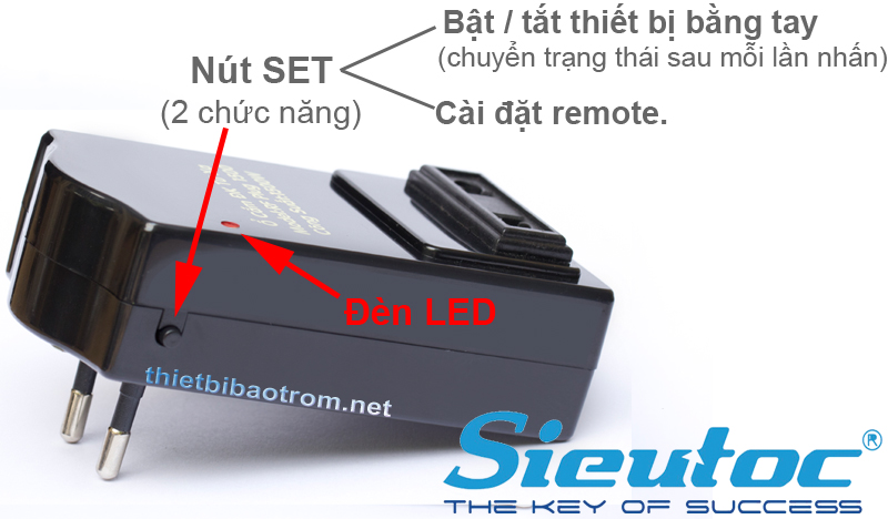 C&aacute;ch c&agrave;i đặt remote nhận ổ cắm