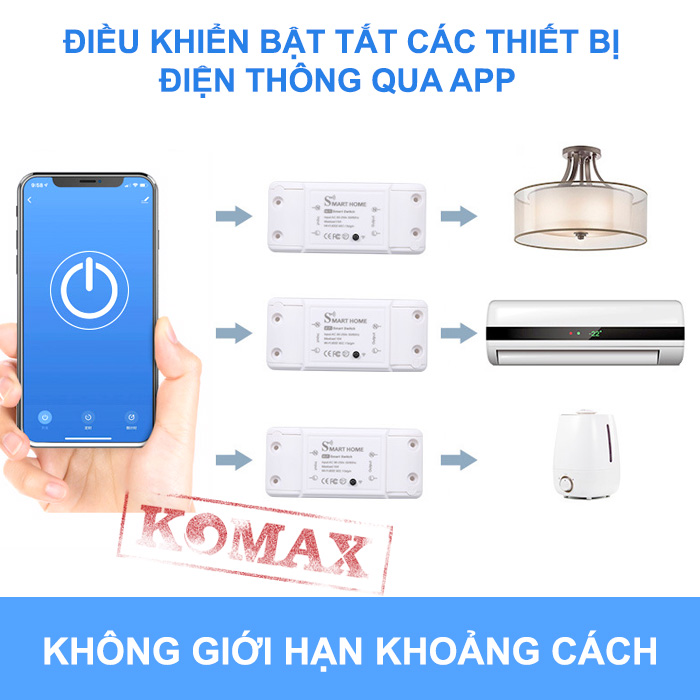 Bộ thiết bị điều khiển từ xa qua Wifi TUYA-R2-6