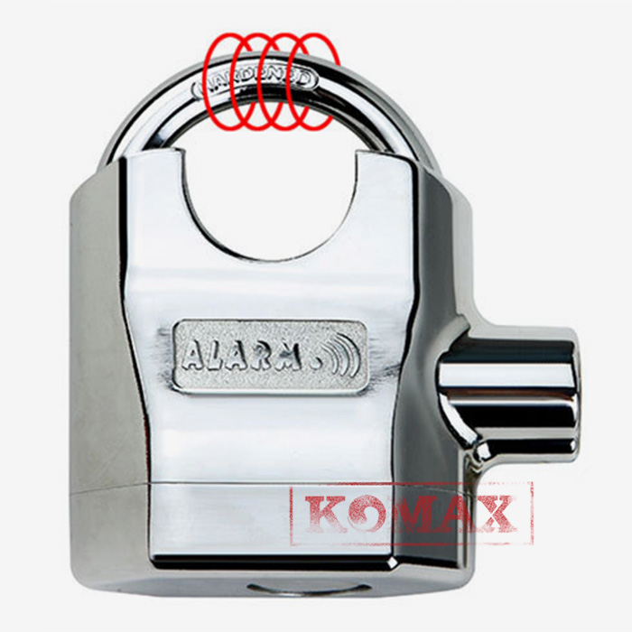 Ổ khóa chống cắt 2 lõi bi inox được thiết kế chắc chắn và đẹp mắt