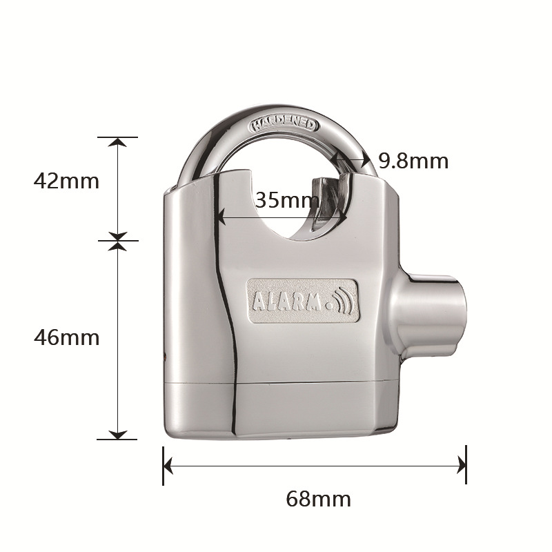 Kích thước của ổ khóa chống cắt cao cấp K-8325A