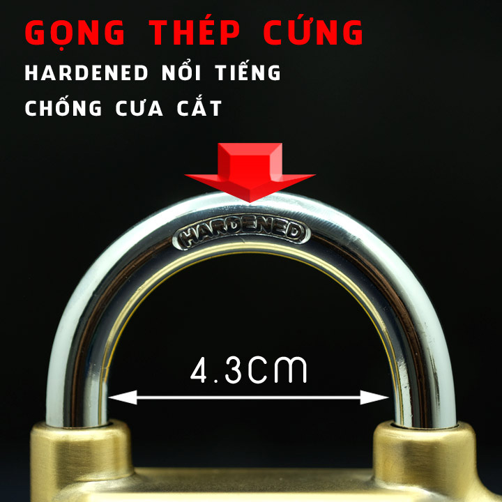 Gọng quá siêu cứng chống cắt của khóa chống trộm K-8325