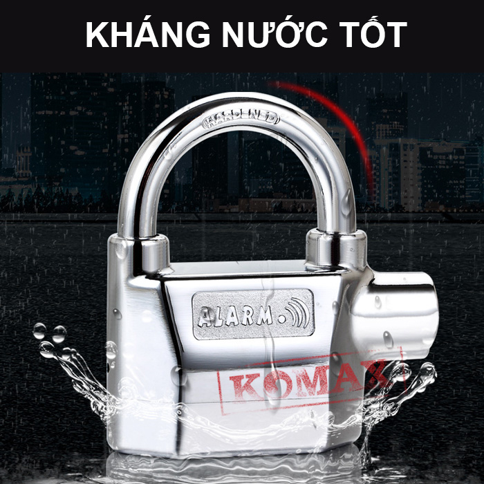 Ổ khóa báo động inox K-8325i cao cấp 1