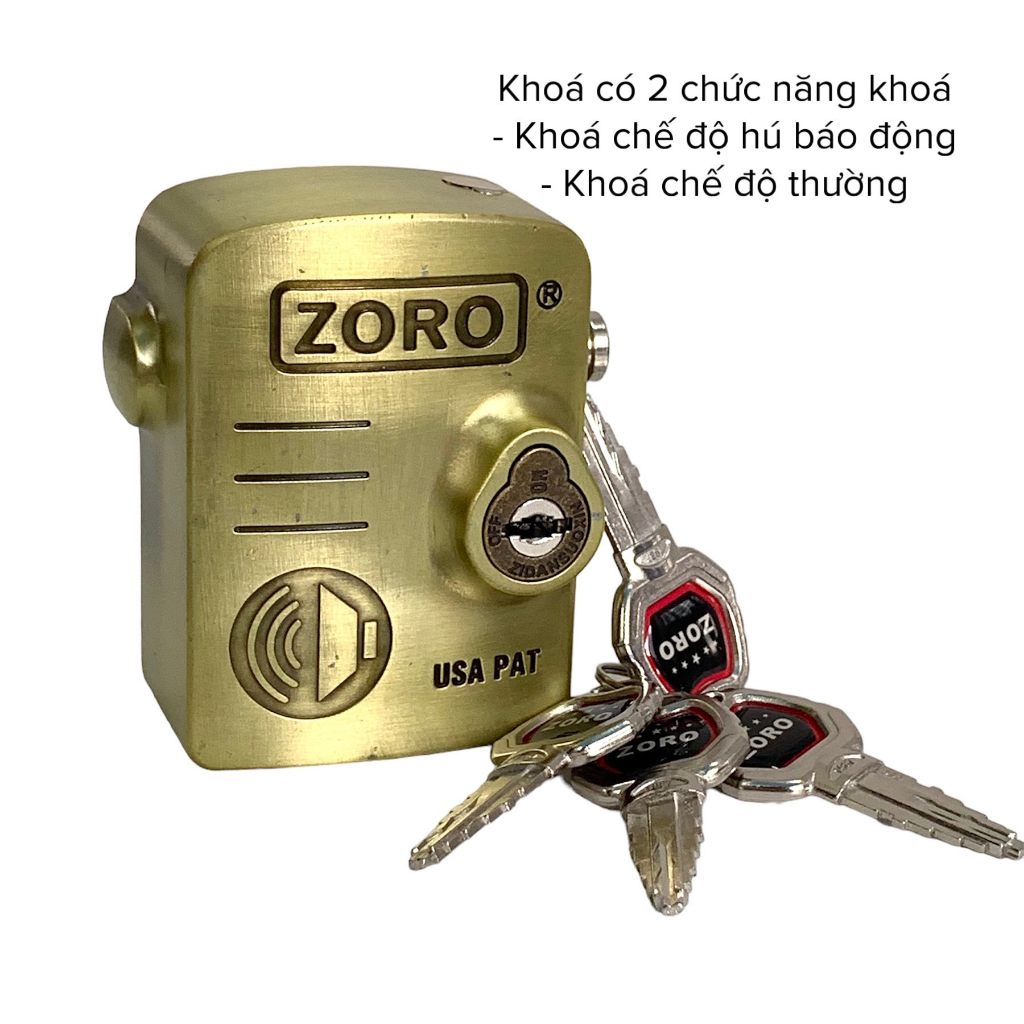 Ổ khóa chụp báo động chống cắt zoro AL-80