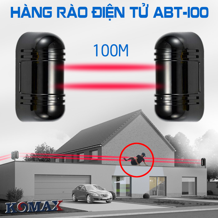 Thiết bị chống trộm ngoài trời Photo beam ABT-100