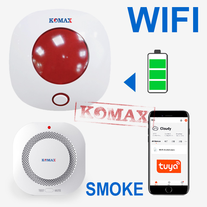 BÁO CHÁY WIFI CHO GIA ĐỈNH KM-K170W