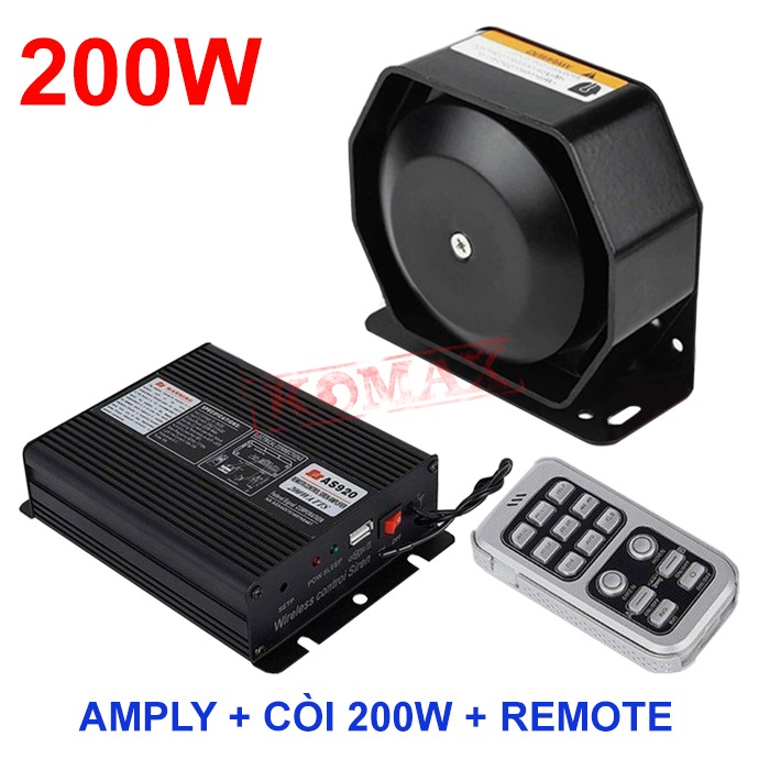 Bộ còi Amply chuyên dụng 200W AS920-C200D