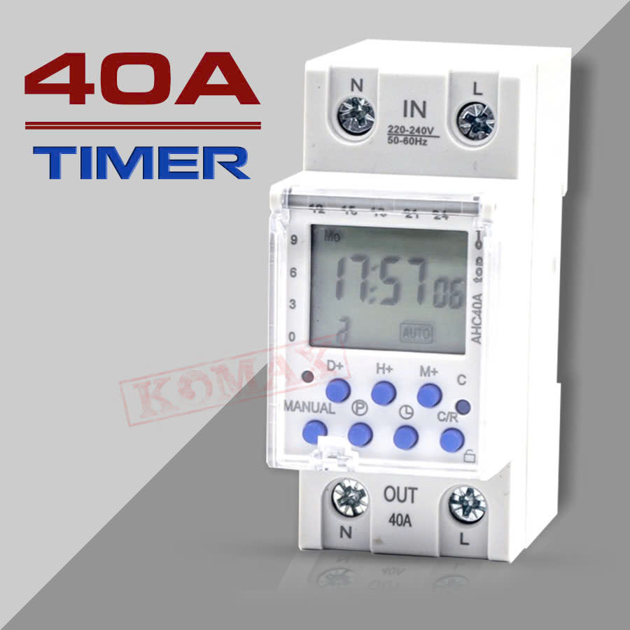 TIMER CÔNG NGHIỆP 40A Komax AHC40A top