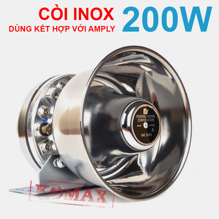 Còi hú 200W dùng cho xe ưu tiên C-200TT