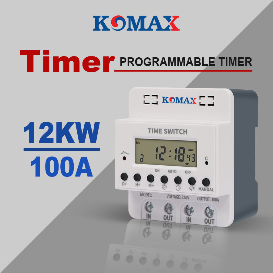 Công Tắc Hẹn Giờ Công Nghiệp Công Suất Lớn 100A