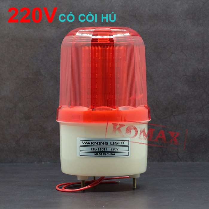 Đèn quay 220V có còi hụ LTE 1101J