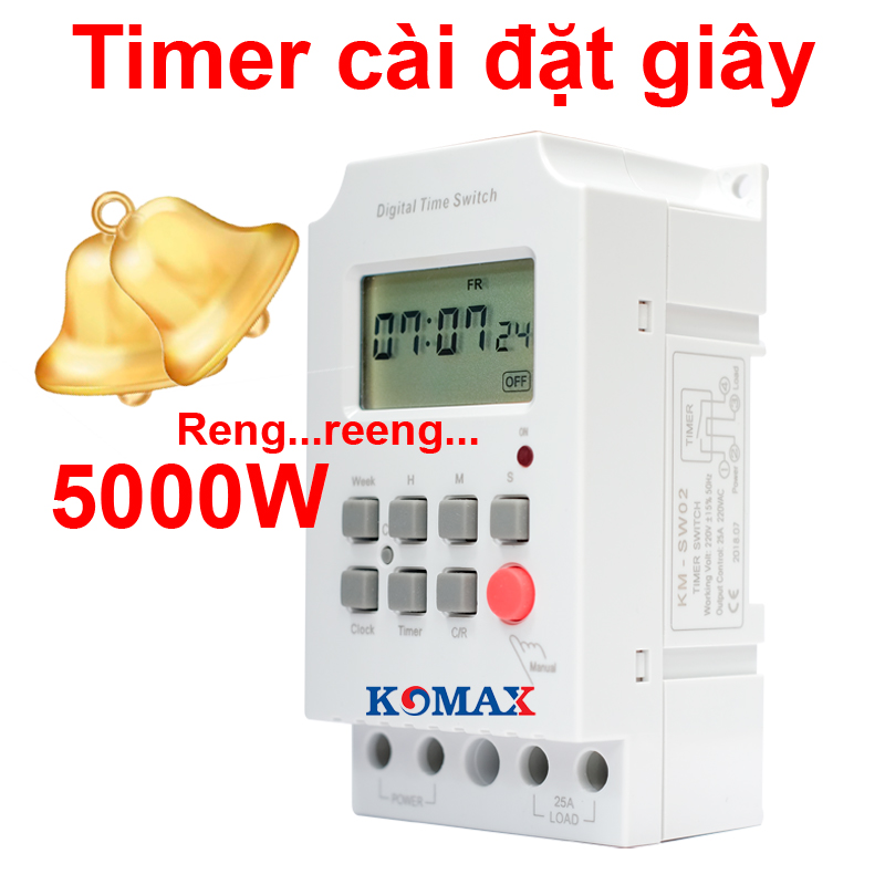 TIMER HẸN GIỜ REO CHUÔNG KM-SW02