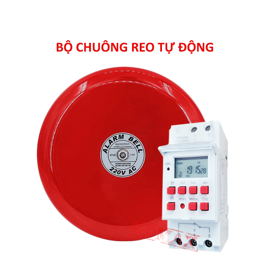 BỘ HẸN GIỜ CHUÔNG ĐIỆN 6 INCH 220V THC-6B