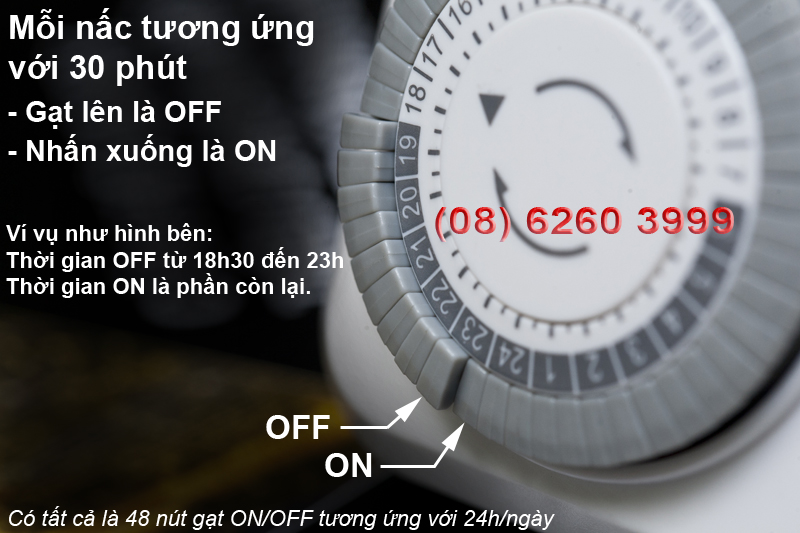 Cách dùng timer TG-30M